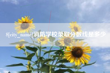 河间消防学校录取分数线是多少
