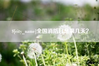 河间全国消防日是第几天？