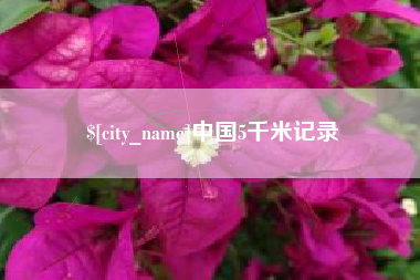 河间中国5千米记录