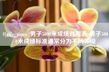 河间男子5000米成绩对照表-男子5000米成绩标准通常分为不同等级