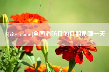 河间全国消防日的日期是哪一天