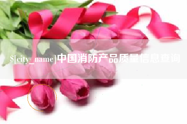 河间中国消防产品质量信息查询