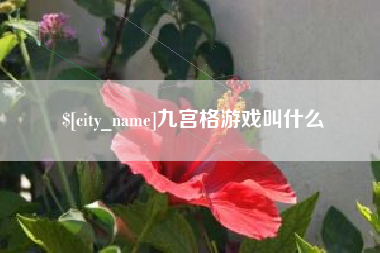 河间九宫格游戏叫什么