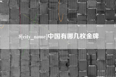 河间中国有哪几枚金牌