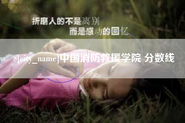 河间中国消防救援学院 分数线