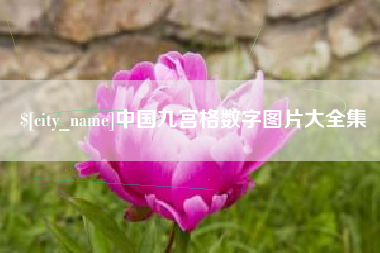 河间中国九宫格数字图片大全集