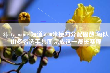 河间短道5000米接力分配圈数-每队由多名选手共同完成这一漫长赛程