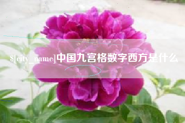 河间中国九宫格数字西方是什么