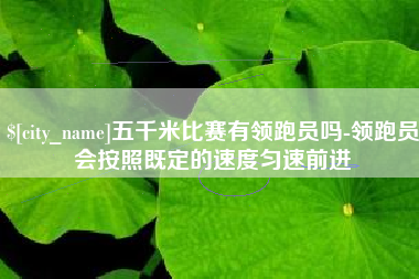 河间五千米比赛有领跑员吗-领跑员会按照既定的速度匀速前进