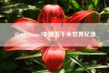 河间中国五千米世界纪录