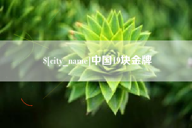 河间中国19块金牌