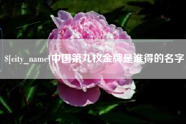 河间中国第九枚金牌是谁得的名字