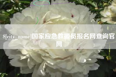 河间国家应急救援员报名网查询官网