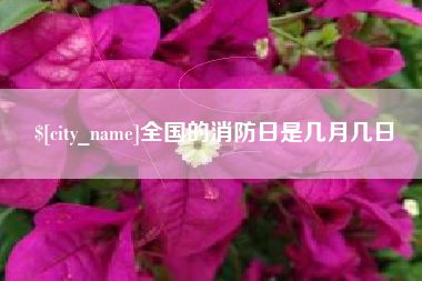 河间全国的消防日是几月几日