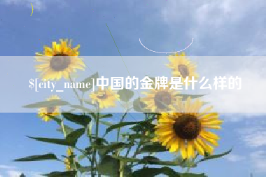 河间中国的金牌是什么样的