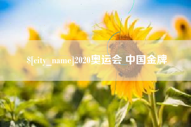 河间2020奥运会 中国金牌
